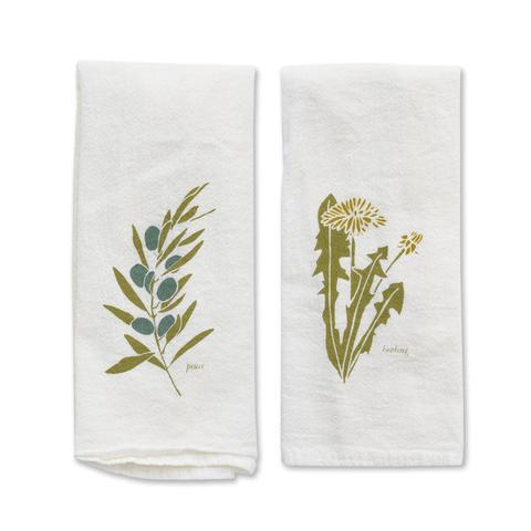 Reversible Dinner Napkins with flowers from June and December